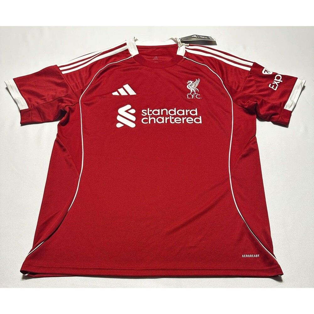 Liverpool FC Adidas Jersey Men’s Large Slim Fit Soccer Football NWT New *READ** - Picture 1 of 13